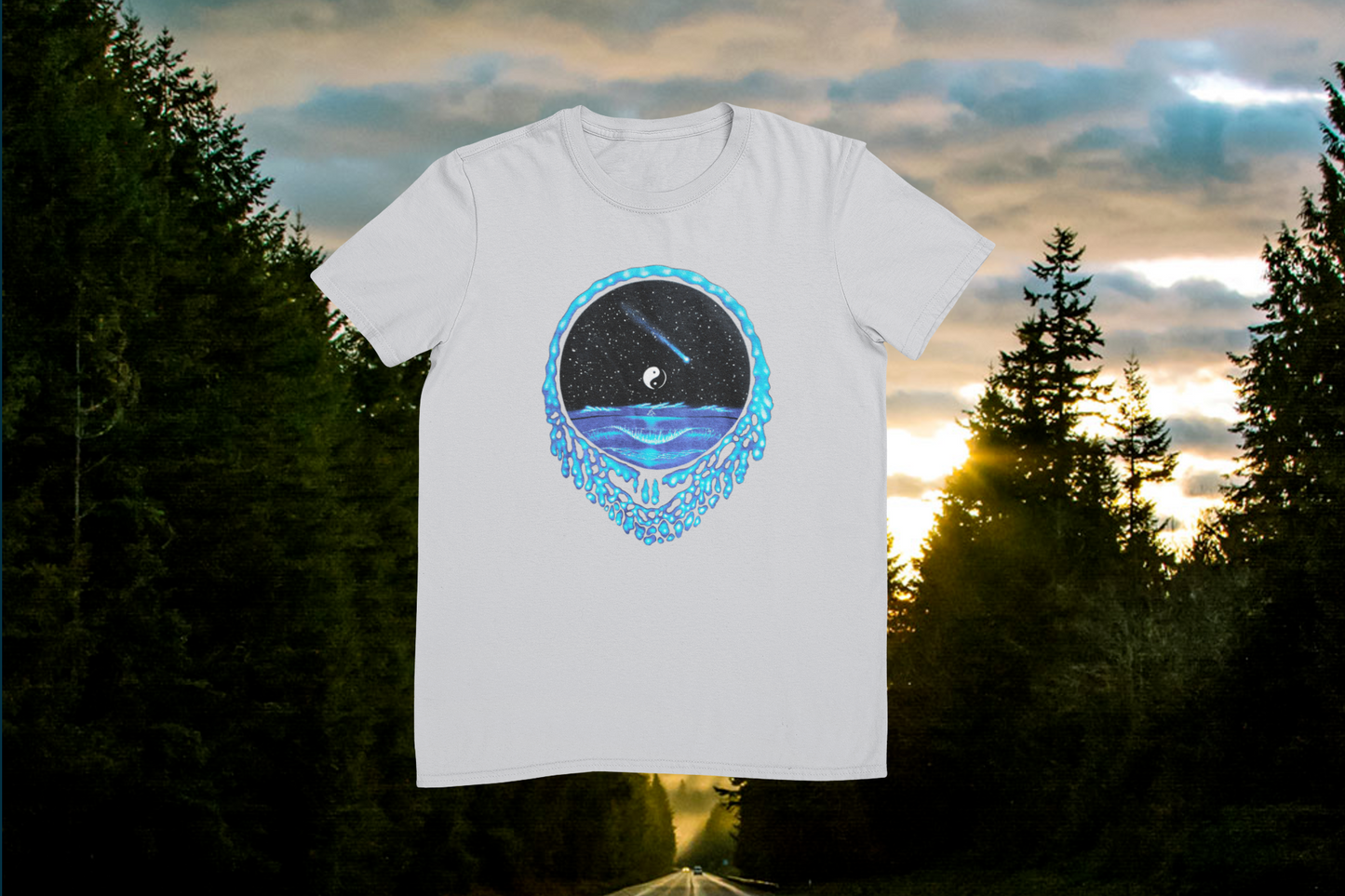 Classic Drippy Face Port & Company T-Shirt